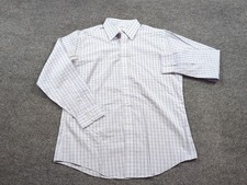 Brooks Brothers Shirt Mens 16.5-4/5 Blue Check Regent Fit Button Long Sleeve