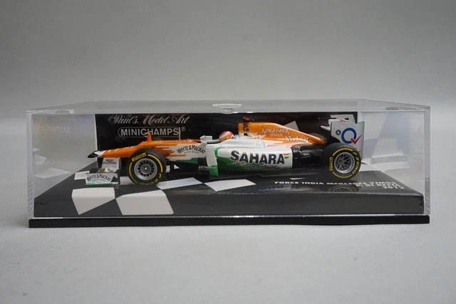 1:43 MINICHAMPS 410120011 Force India Mercedes VJM05 2012 model car - Image 4 of 4