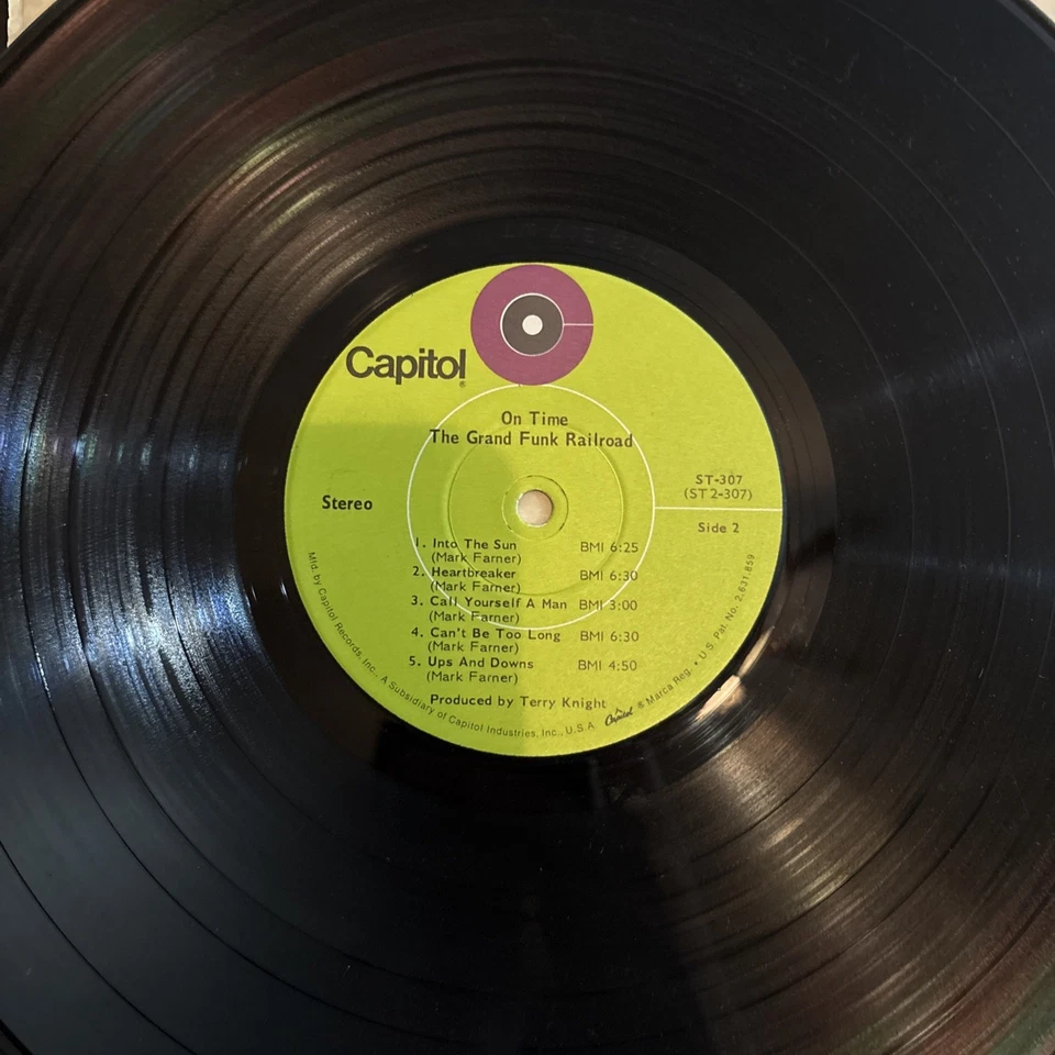 Grand Funk Railroad – On Time  EX  Vinyl LP104 Foto 3 de 4