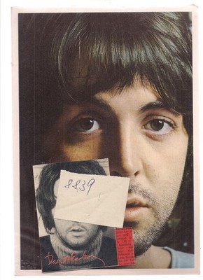 Autogramm Paul McCartney Beatles gedr. Unterschrift