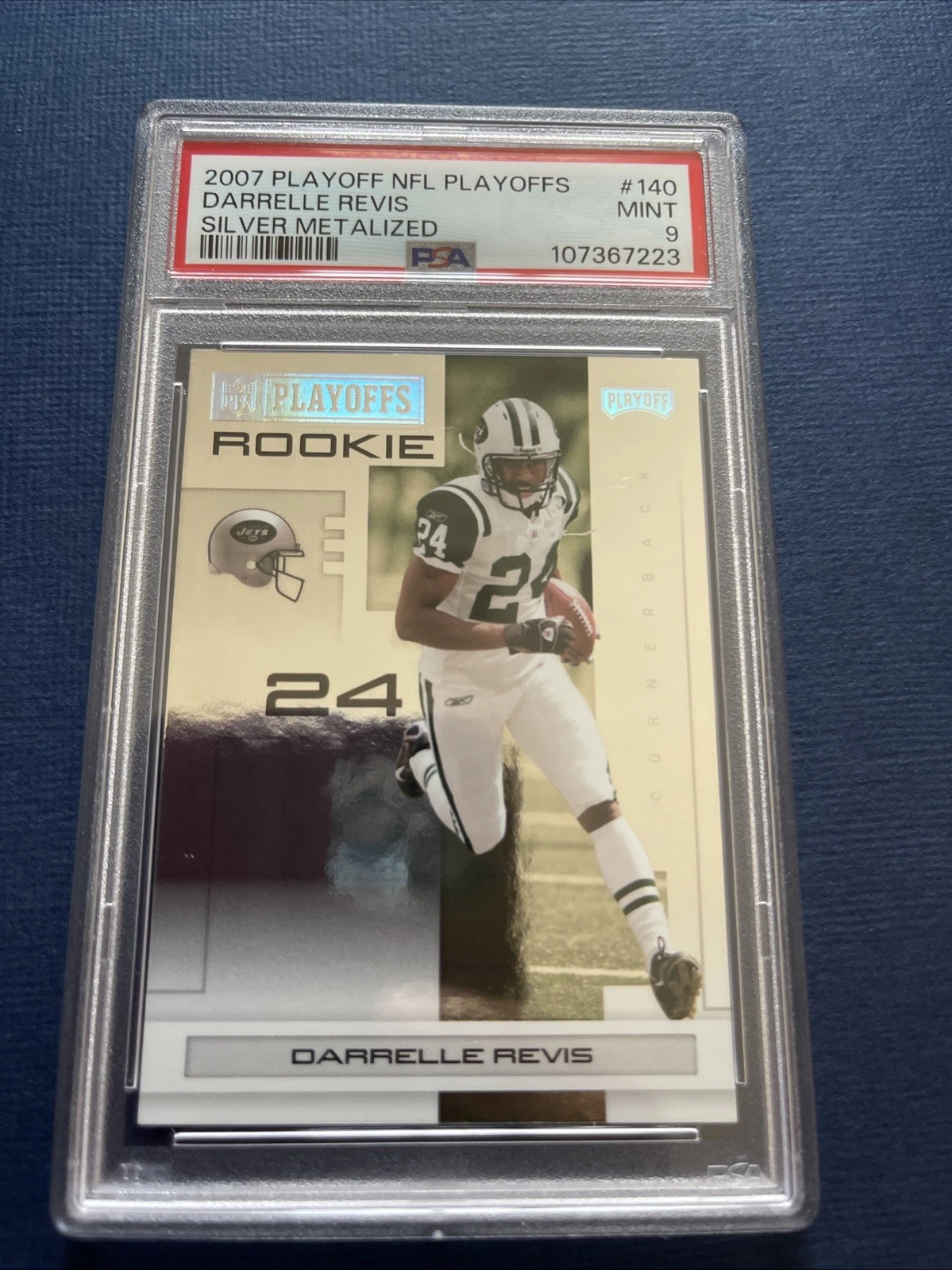 Darrelle Revis Playoff NFL Playoffs #140 Silver Metalized