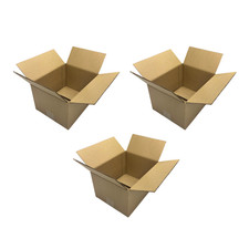 3 Pack 10x8x6 Shipping Box Packing Mailing Moving Boxes Corrugated Carton 32 ECT
