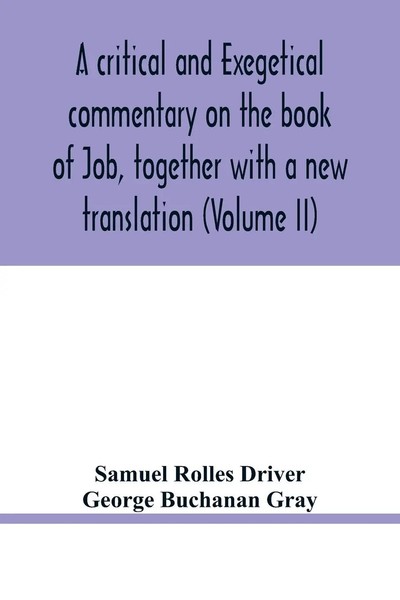 Samuel Rolles Driver (U. A.) | A Critical And Exegetical Commentary On The...-image