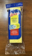 Quickie Sponge Mop Head Refill Type S Fits #045 Dual Sponge Yellow & Blue