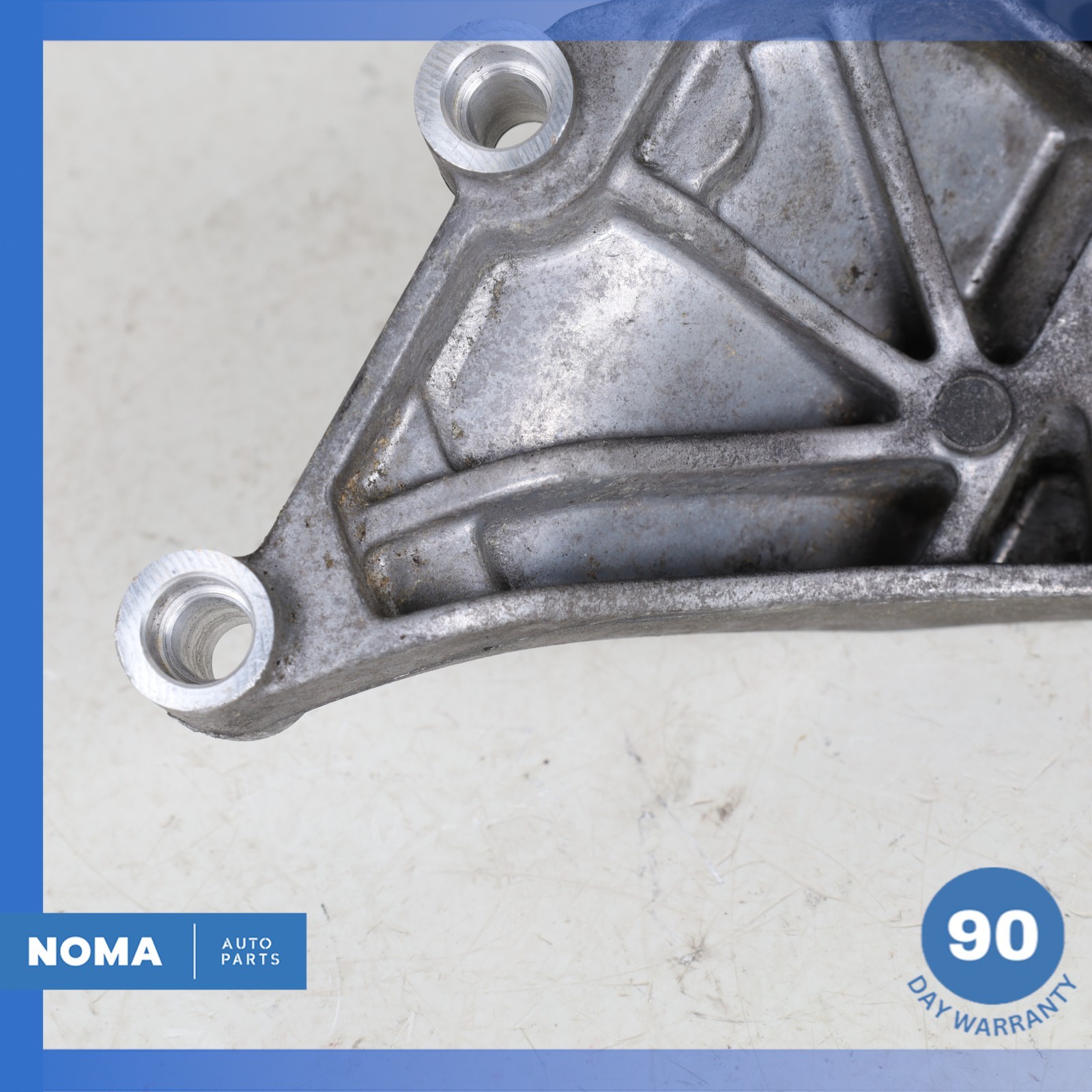 2016 Jaguar X351 XJL Engine Lower Belt Idler Pulley Bracket w/ Pulley OEM