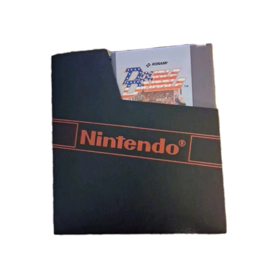Konami Double Dribble NES 1985 Nintendo With Protective sleeve Pre Owned - Image 3 of 3