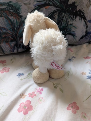 Animal de peluche Nici Standing oveja blanca Jolly Mah 8" coleccionable - Imagen 4 de 8