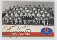 1991-92 Future Trends '72 Hockey Canada Gold Ink Jocelyn Guevremont #8 Auto 09kf