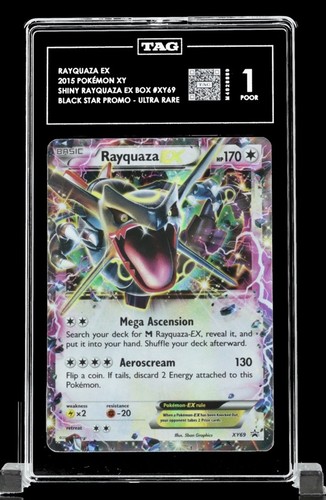 Rayquaza-EX graded TAG 1 for sale on eBay