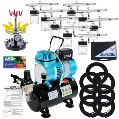 Master Studio Series S67 Airbrush Kit with Master Compressor TC-20T & Air Hose