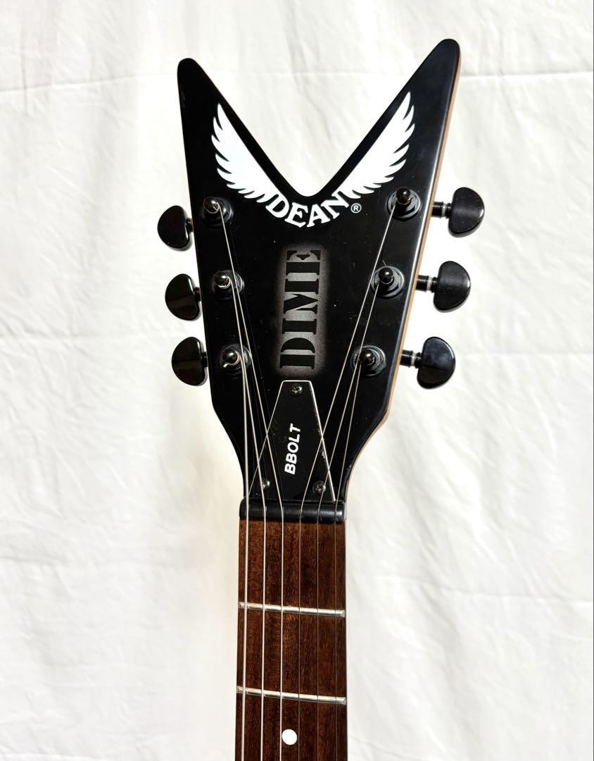 Replaced Strings Dean Electric Guitar Ml Bbolt Dime Duncan