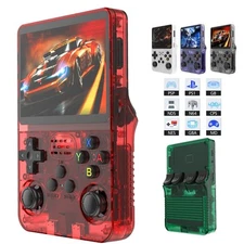 128GB R36S Retro Handheld Video Game Console 20000 Games, 3.5 Inch IPS Screen US