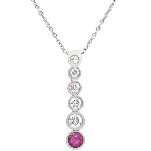 TIFFANY & Co. Necklace Jazz Drop Pt950 Silver