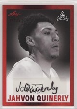 2021-22 Leaf Memories 1960 Base Red Spectrum 24/25 Jahvon Quinerly Auto 0jd0