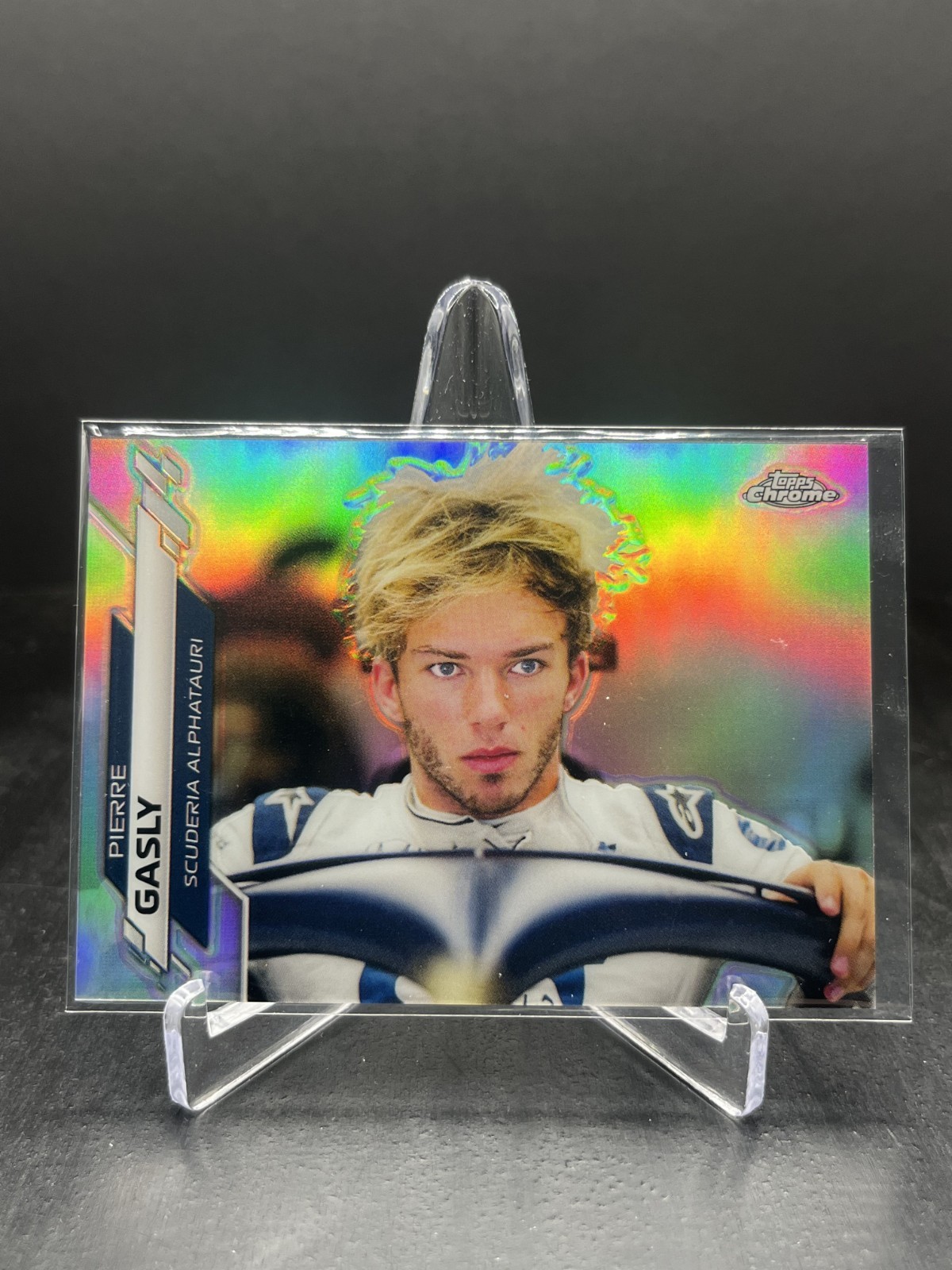2020 Topps Chrome Formula 1 F1 Pierre Gasly Refractor #184