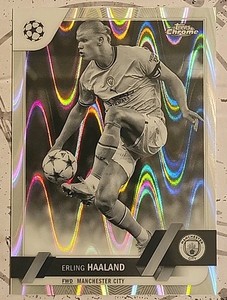 アーリング ハーランド Topps Chrome Gold Ray Wave Erling Haaland Topps Chrome | eBay