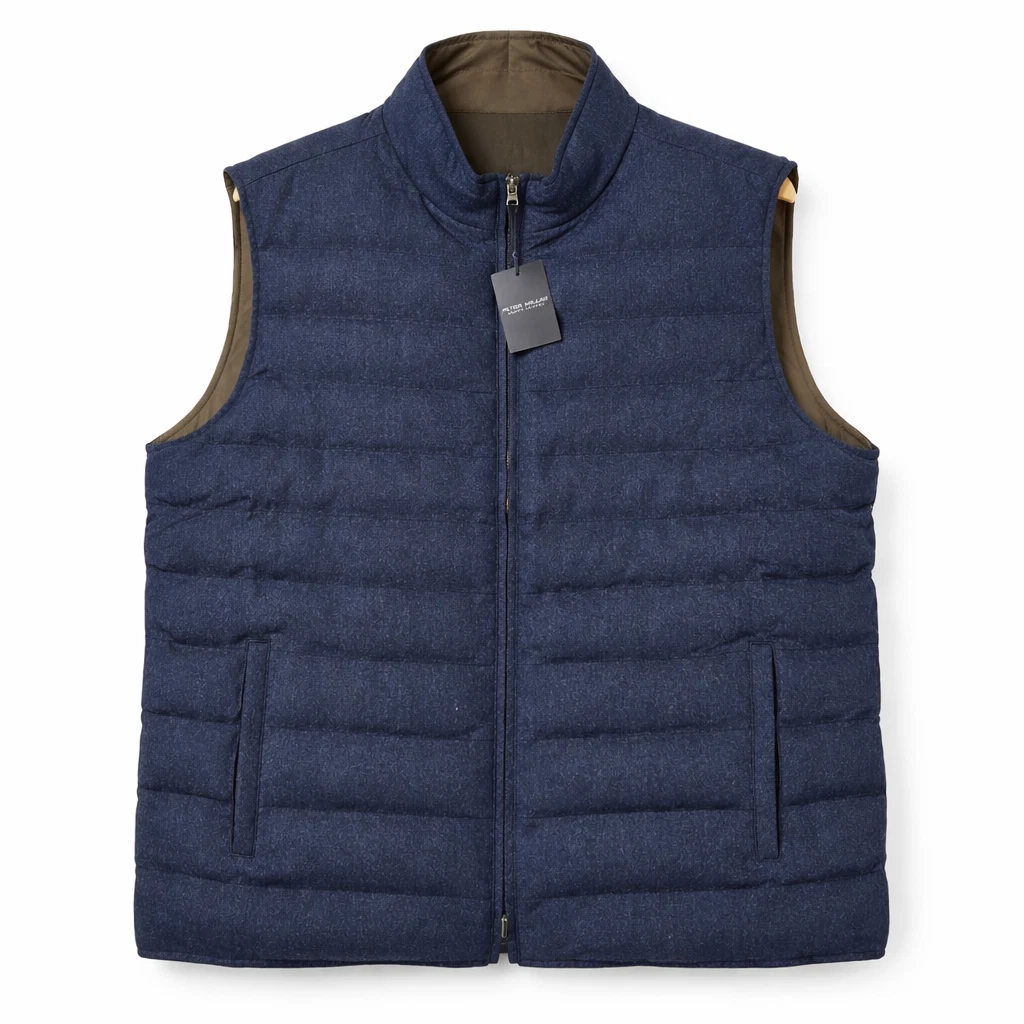 Peter Millar Crown Crafted Reversible Wool Nylon Vest Men’s XL $595 MSRP
