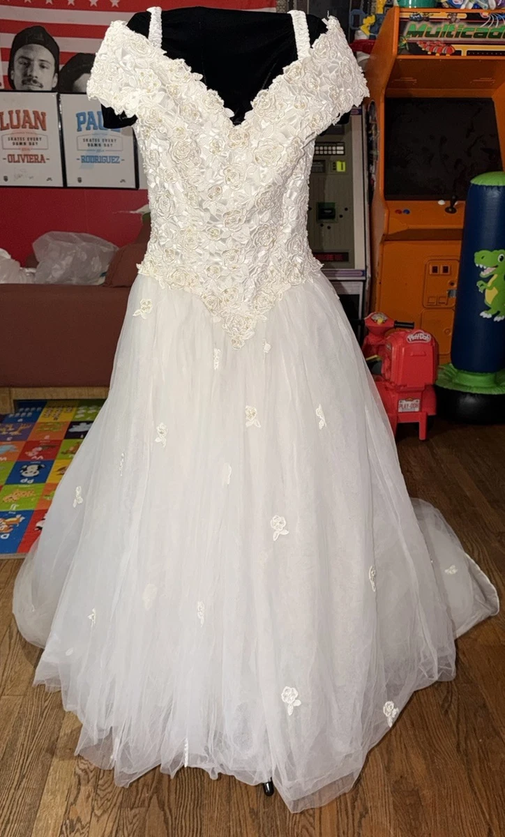 ebay vintage lace wedding dress Exquisite Antique ca 1900 Victorian Edwardian Princess Lace Wedding Gown Dress