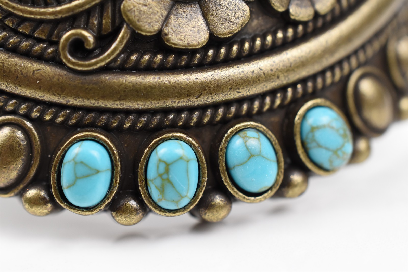 Handmade Studio Silver Tone Hinged Bangle Bracele… - image 12