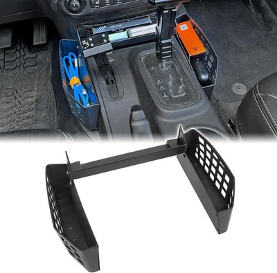 Metal Black Center Console Storage Box For 2011-2018 Jeep Wrangler JK JKU