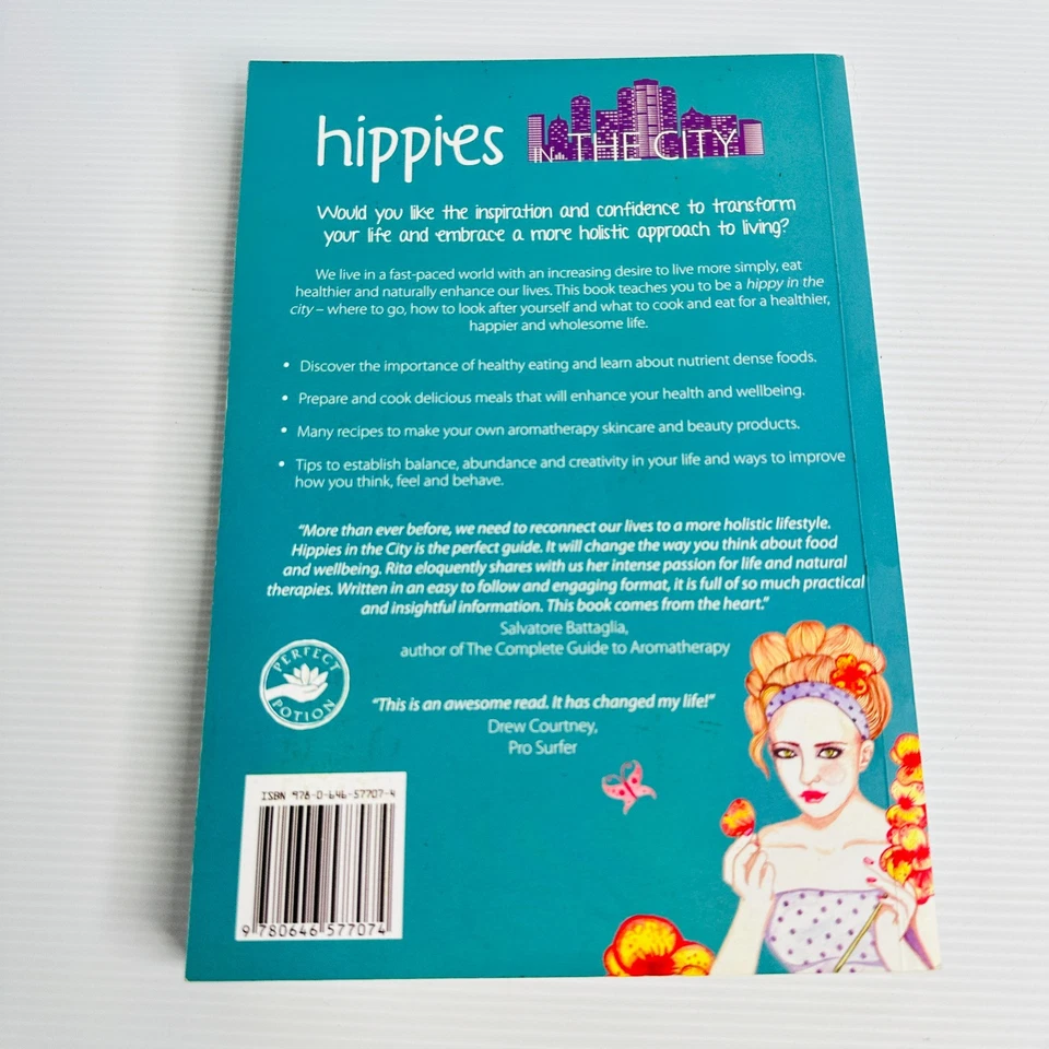 Hippies in the City by Rita Balshaw – Natural Urban Living Guide PB SIGNED - image 2 of 4