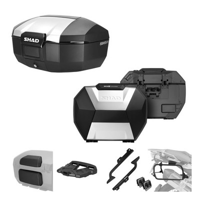 SHAD SH51 Alu und SH38X Alu Komplettset für BMW F 900 GS 2024-2026