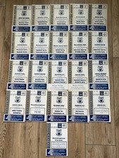 1968-69 Leeds United Champions- 21 Home Programmes With Tokens & No Team Changes