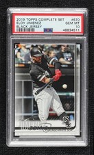 2019 Topps Complete Set Variation Eloy Jimenez (Black Jersey) PSA 10 GEM MT 05k9