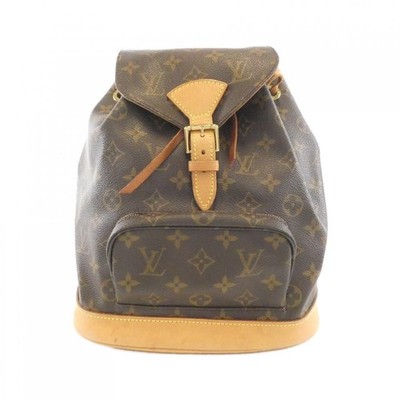 Authentic Louis Vuitton Monogram Montsouris MM M51136 Backpack #230-000-278-0305