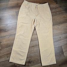 Vineyard Vines Corduroy Pants 35x30 Beige Chino Straight Preppy Casual