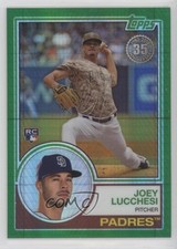 2018 Topps Silver Pack 1983 Design Chrome Green 84/99 Joey Lucchesi #112 0jd0