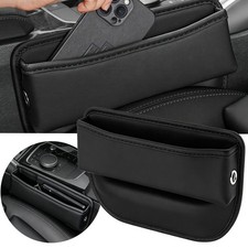 Universal Pu Leather Car Seat Side Filler Organizer Front Seat Side Storage Box Universal Pu Leather Car Seat Side Filler Organizer Front Seat Side Storage Box