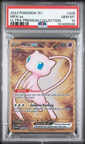 PSA 10 2023 POKEMON 151 ULTRA-PREMIUM COLLECTION MEW EX #205