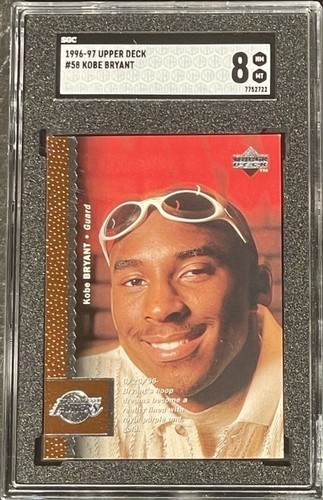 1996 Upper Deck KOBE BRYANT #58 RC ROOKIE SGC 10 Lakers & NBA HOF Legend.