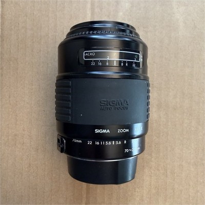 Sigma Zoom AF-K 70-210mm f/4-5.6 Auto Lens cannon ef Mount 52mm Filter