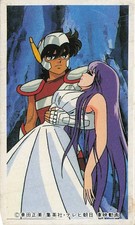 Saint Seiya Seiya Athena Menko Card Vintage Japanese Anime Toei Animation 82188