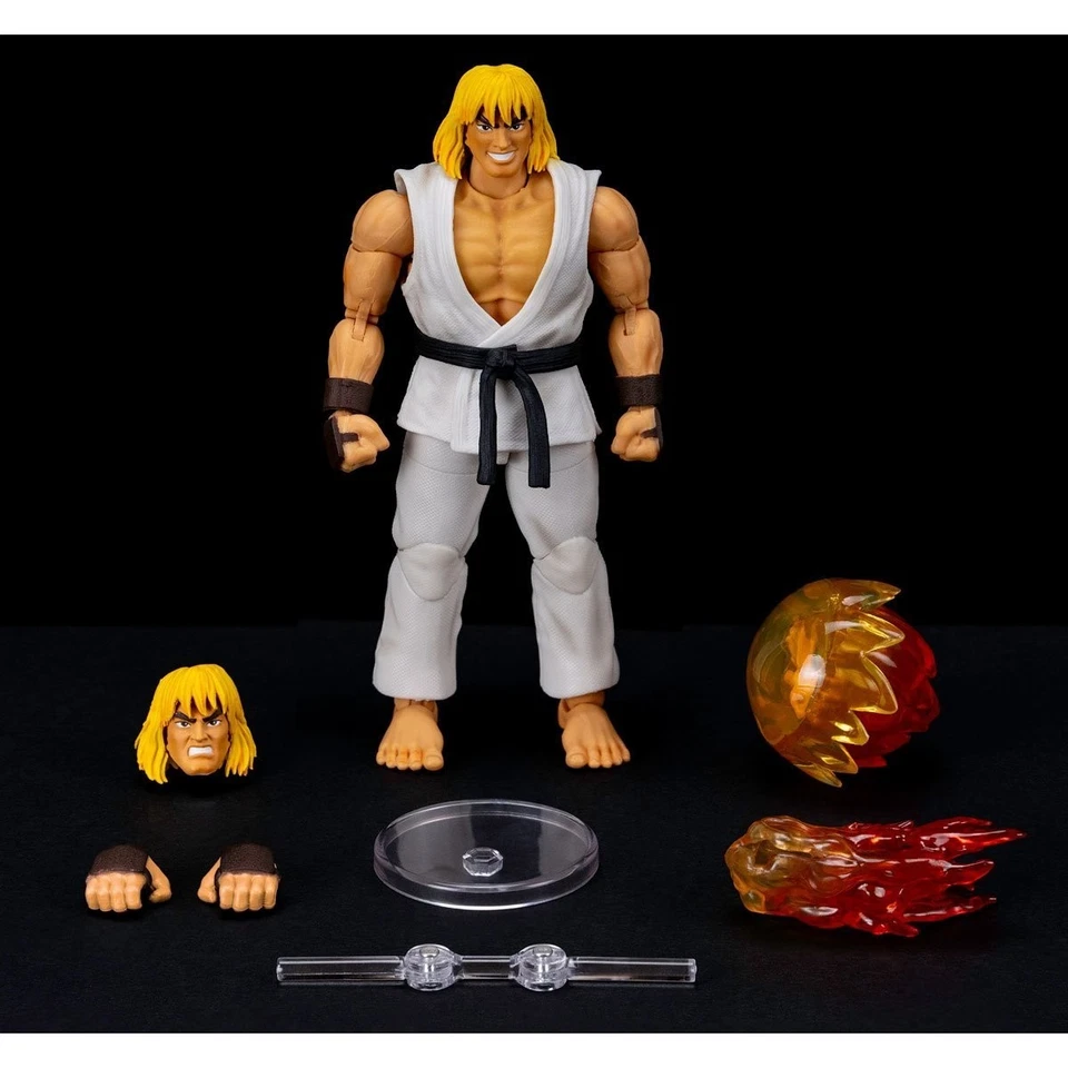 ¡EN STOCK! Ultra Street Fighter II Ken Player 2 Versión 6" AF EE EXCLUSIVO JADA Foto 2 de 4
