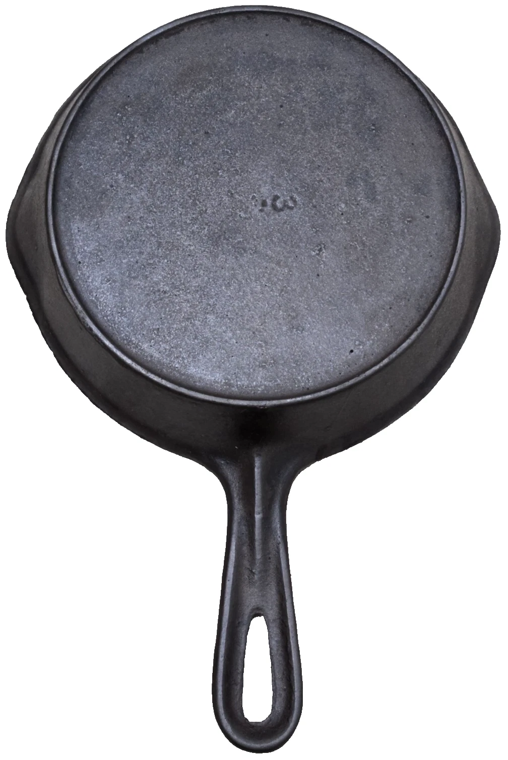 Vollrath cast iron skillet # 3 unmarked restored seasoned black HTF grannycore
