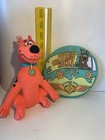 Scooby Doo Orange Neon Plush 9" Mini - Toy Factory + The Mystery Machine Flyer — photo 7