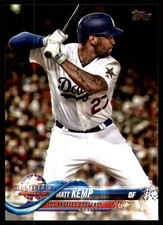 Matt Kemp 2018 Topps Update #US165 Dodgers MLB READ FREE SHIPPING AutographDen