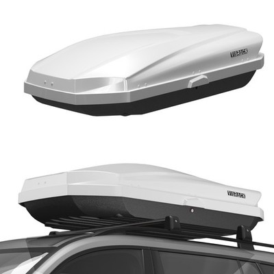 21 ft³ Heavy Duty ABS Vehicle Roof Top Storage Box Cargo Luggage Carrier 2 Locks