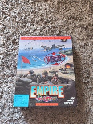 VINTAGE 1993 Empire Deluxe by New World Computing (IBM/PC 3.5) w/ Manual