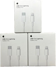  Lot of 3pcs Apple USB-C To Lightning Cable 1M A1703