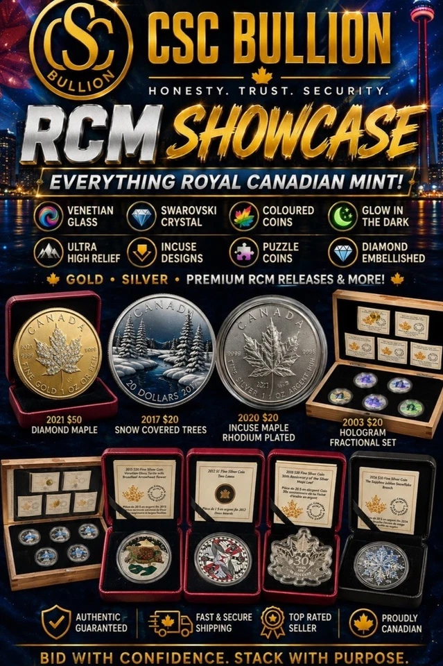 CSC Bullion's Friday Show + RCM SHOWCASE 💎
