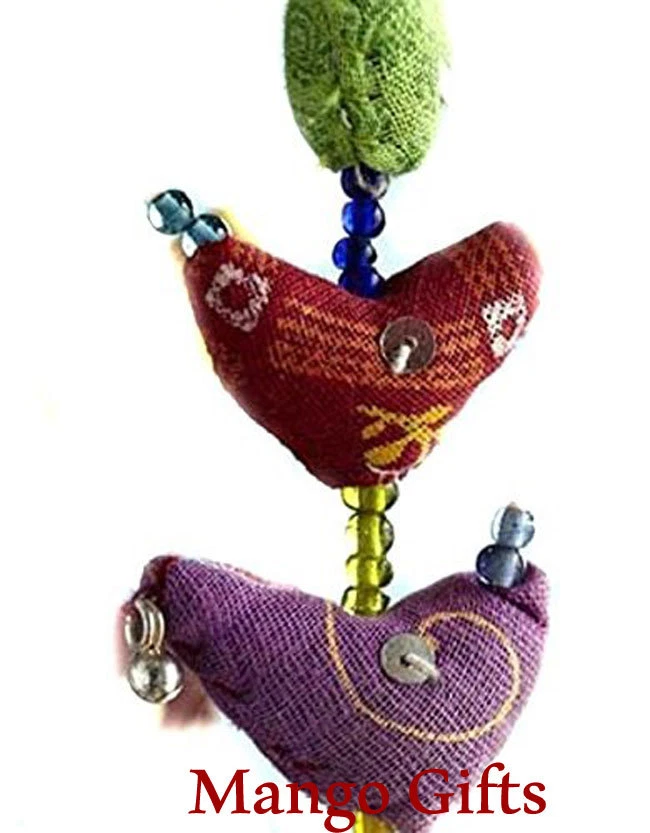 Indio Tradicional Veinte Pájaros Puerta Colgante Móvil Decoración Hogar Acentos Foto 4 de 4