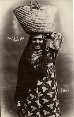 PC ÄGYPTEN, JEUNE FILLE ARABE, Vintage ECHTFOTO Postkarte (b32314)