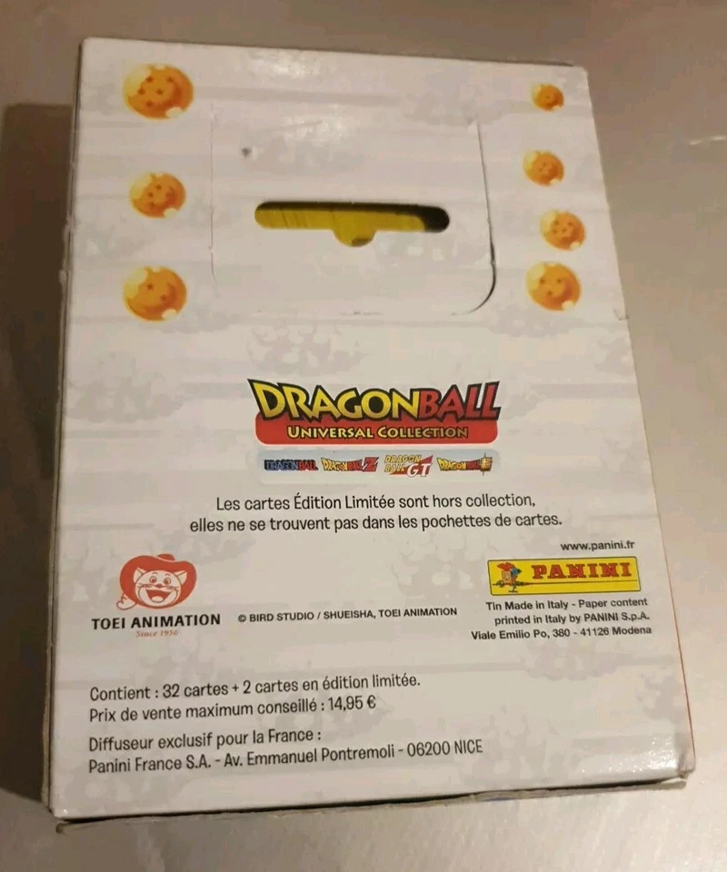 Paquet Neuf 34 Cartes PANINI Dragon Ball Collector's Tin Vintage Rare no pokemon - Photo 4/4