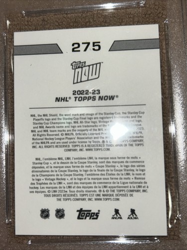 2022 Topps now #275 Alexander Overcheck Gem MT 10 NHL stickers - Picture 7 of 11