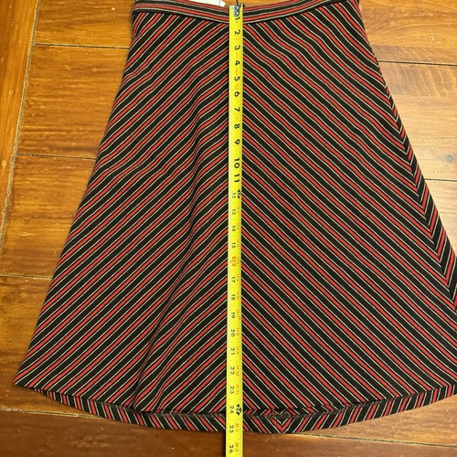 Diane Von Furstenberg Women’s Size 6 100% Wool Pull On Striped Skirt Dawnie - Picture 7 of 11