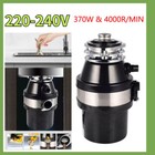 220V Household Garbage Disposer Food Waste Sink Disposal 1400ML 4000RPM Kitchen